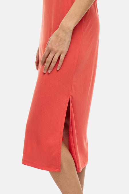 VIMODALA O-NECK S/L DRESS - NOOS