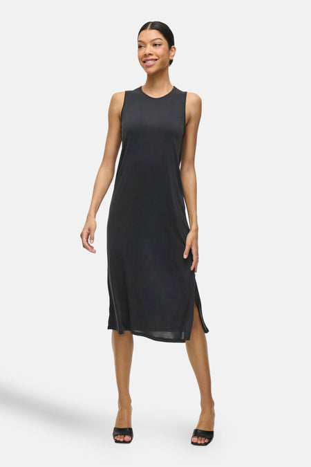 VIMODALA O-NECK S/L DRESS - NOOS