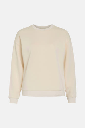 Gilet beige de VILA®, avec des manches longues et un col rond.