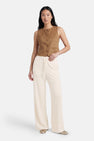 Pantalon coloré - beige