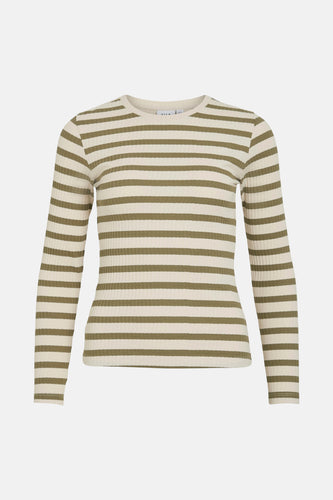 T-shirt à manches longues - kahki - VILA®