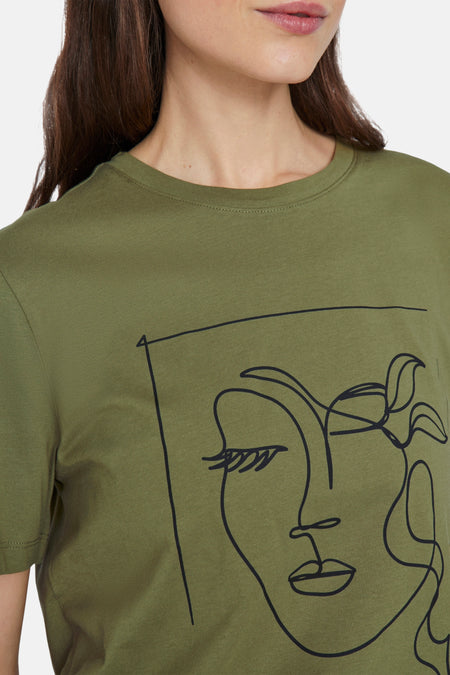 VISYBILLA O-NECK S/S T-SHIRT/PB