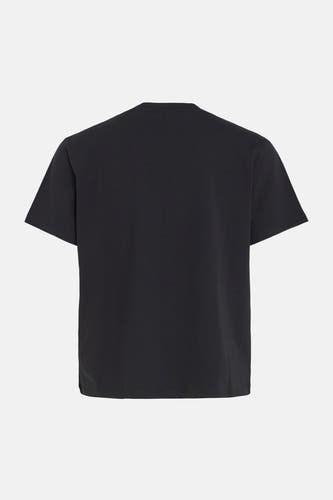 T-shirt à manches courtes noir de VILA®, design uni sur fond blanc.