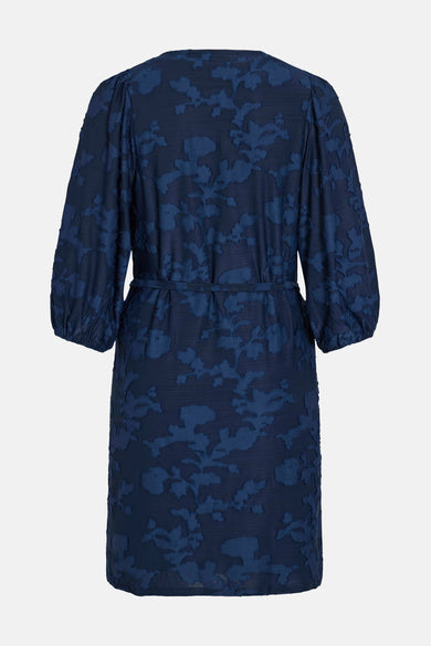 VIHARMONIA V-NECK 3/4 SHIRT DRESS
