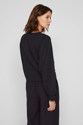 Blouse à manches longues - noir - VILA® - 8