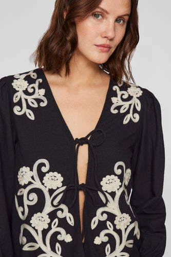 Blouse à manches longues - noir - VILA® - 8