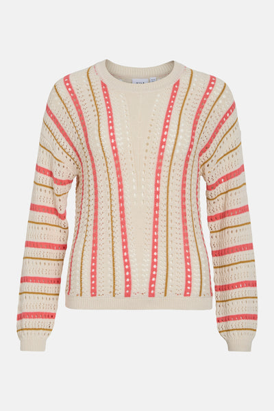 Pull col O Multicolore - VILA®