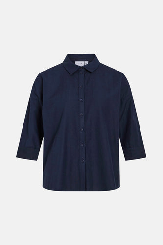 Chemise à manches courtes - Bleu foncé - VILA®