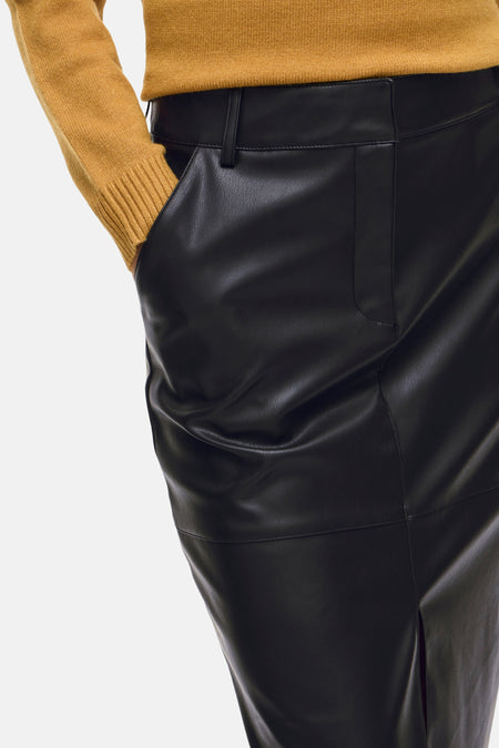 VIDAGMAR HW MIDI COATED SKIRT - NOOS