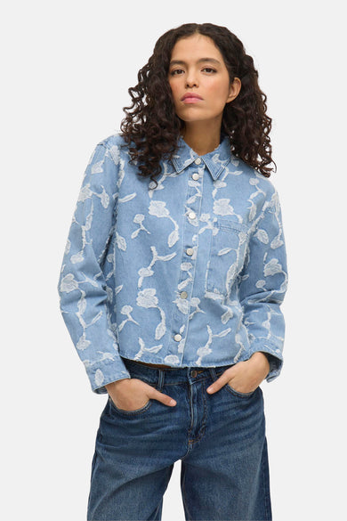 VIIANAIS L/S JACQUARD DENIM JACKET