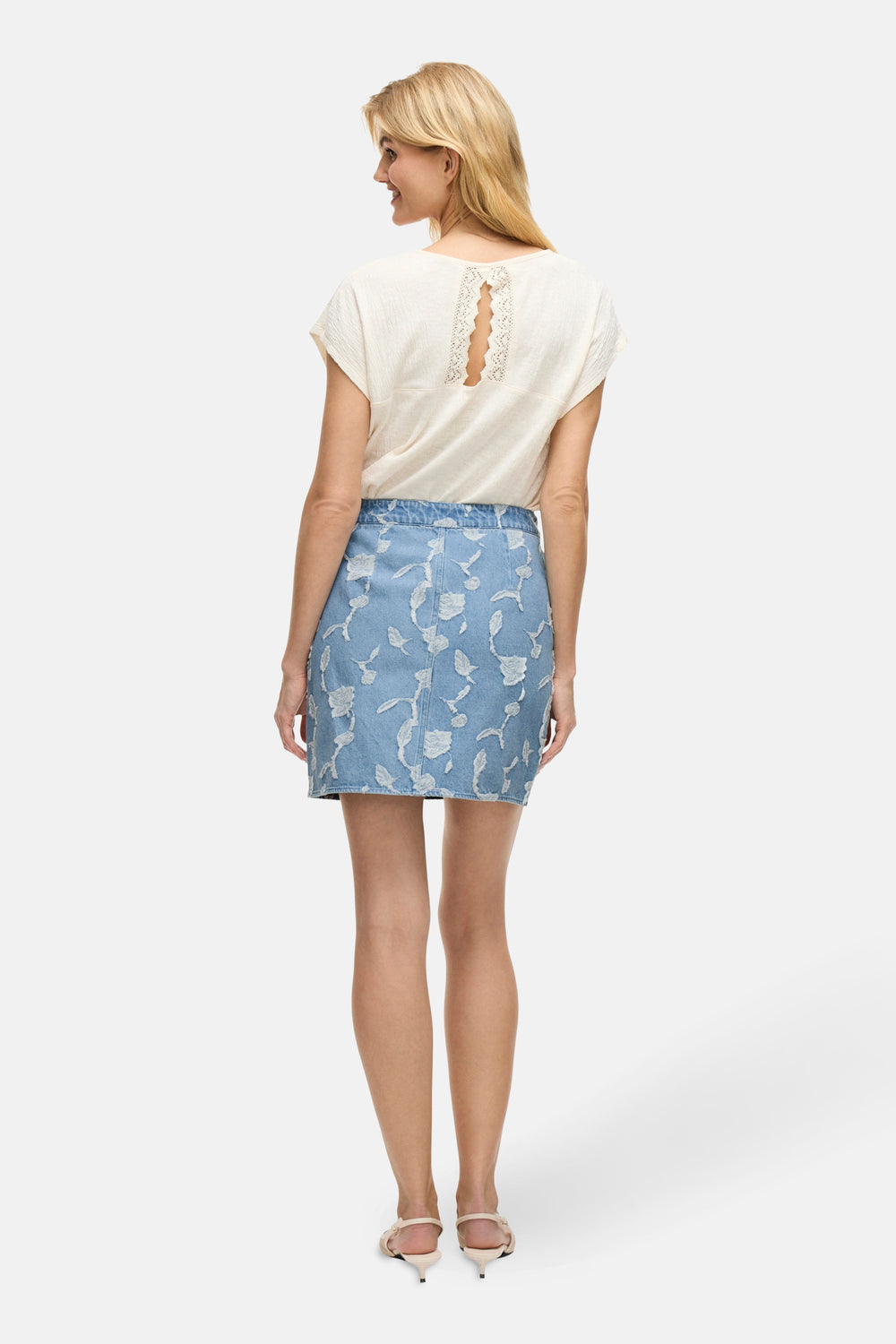 Jupe courte Light blue denim - VILA®