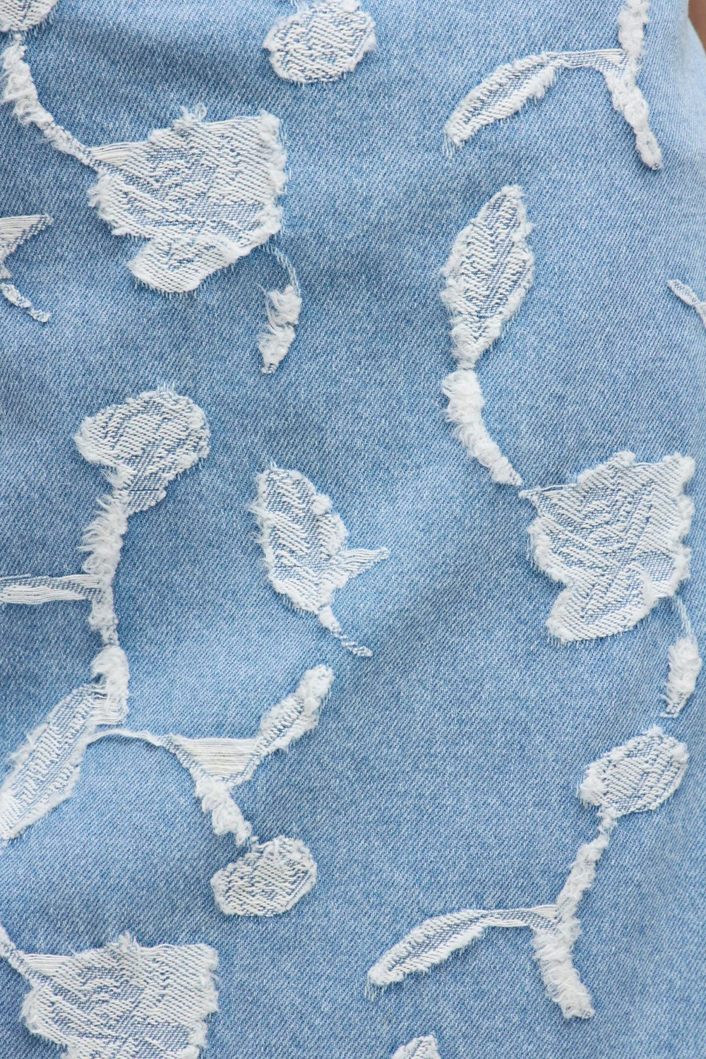 Jupe courte Light blue denim - VILA®