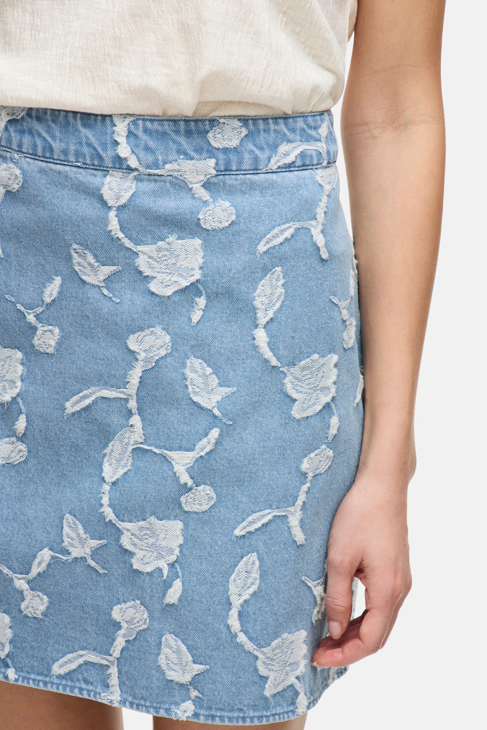 Jupe courte Light blue denim - VILA®