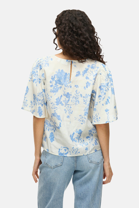 VILANNAI O-NECK S/S TOP/DC