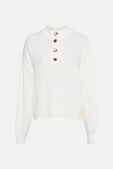 VICHING CREW NECK L/S KNIT TOP - NOOS