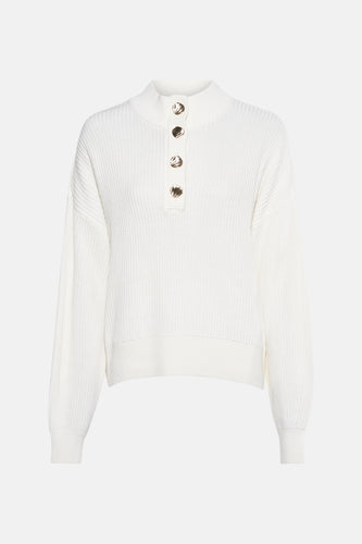 VICHING CREW NECK L/S KNIT TOP - NOOS