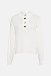 VICHING CREW NECK L/S KNIT TOP - NOOS