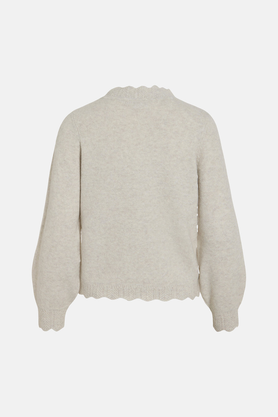 Pull col O Écru - VILA®