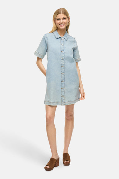 Robe à manches courtes - light blue denim