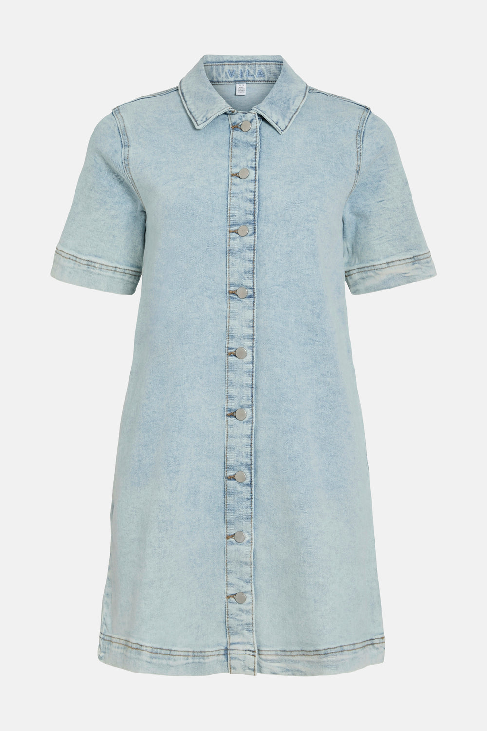 Robes manches courtes Light blue denim - VILA®