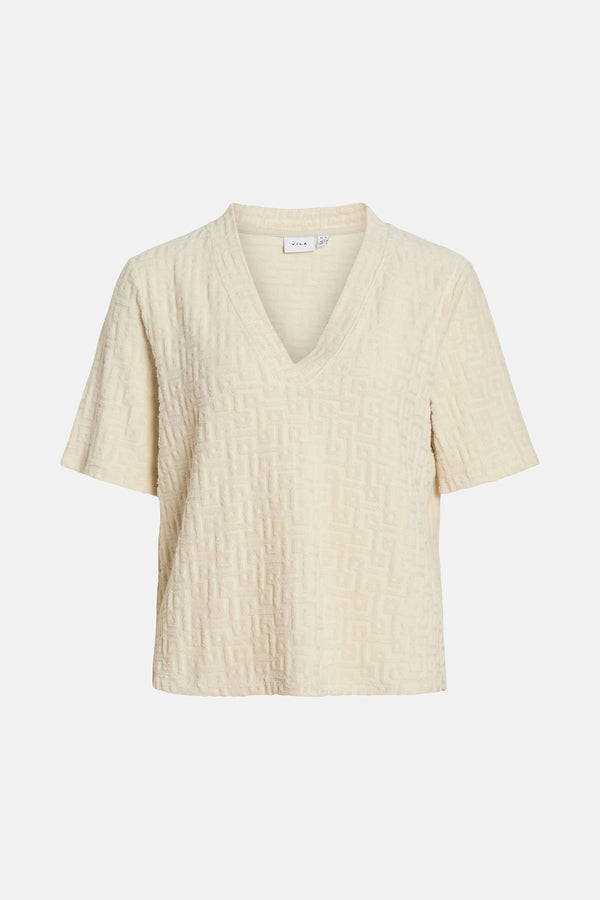 VIMARATEA V-NECK 2/4 TOP