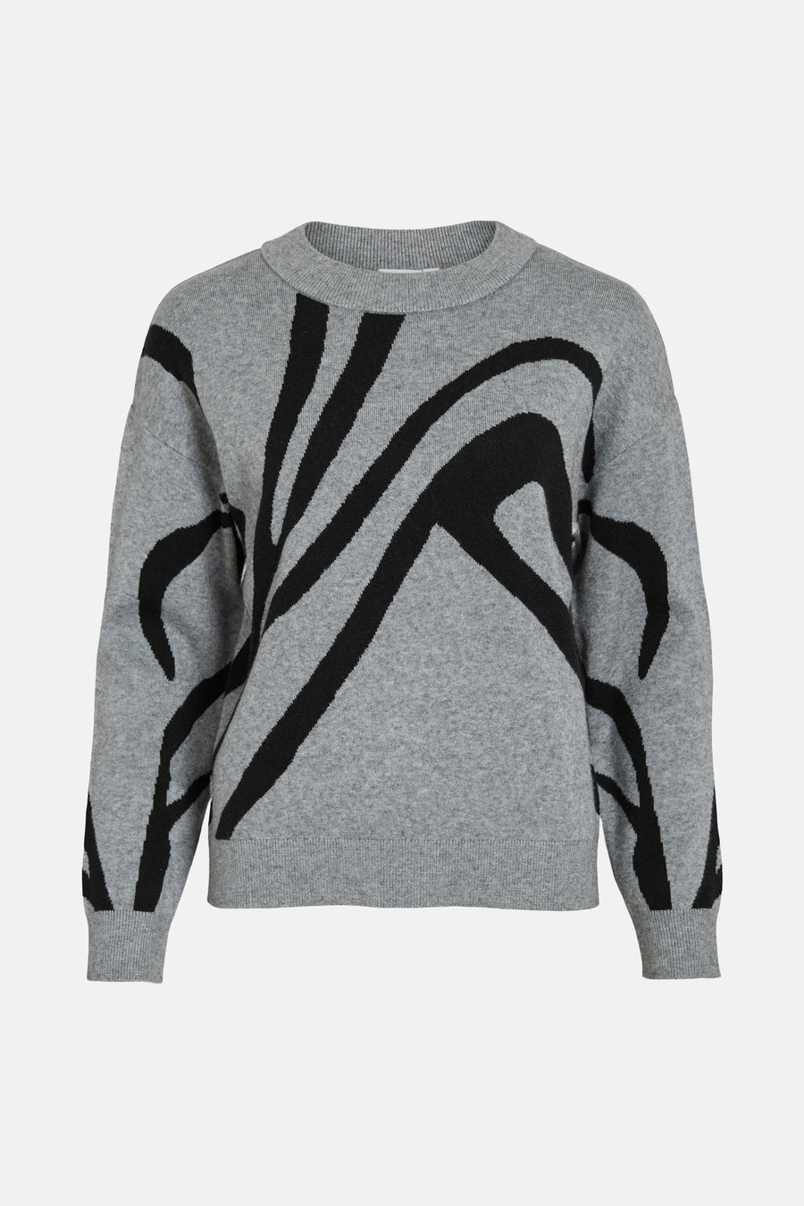 Pull à col rond - gris - VILA®
