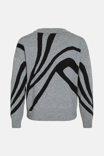 Pull à col rond - gris - VILA®