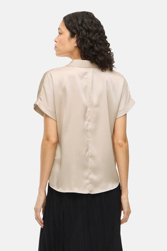 Blouse à manches courtes - beige - VILA®