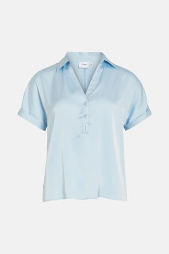 Chemisier (manches courtes) bleu - VILA®