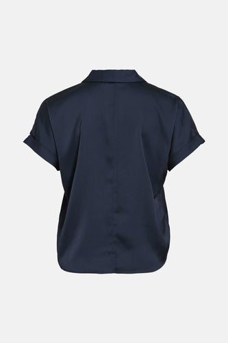 Blouse à manches courtes - bleu - VILA®
