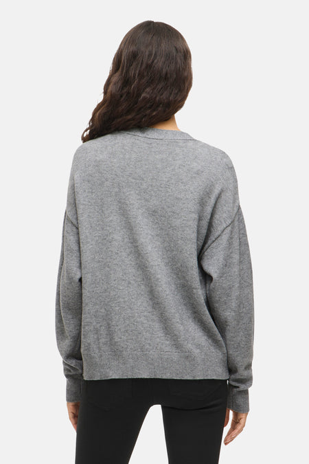 VIRIL V-NECK KNIT CARDIGAN - NOOS