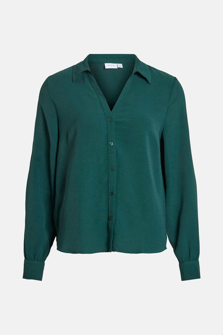 VIJOSA L/S V-NECK SHIRT - NOOS
