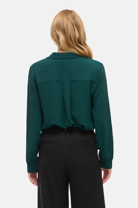 VIJOSA L/S V-NECK SHIRT - NOOS