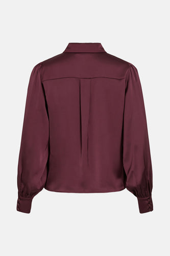 Chemise à manches longues - Bordeaux - VILA® - 6