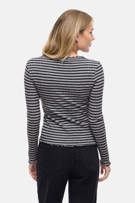 VIRIKA L/S FUNNEL NECK TOP - NOOS