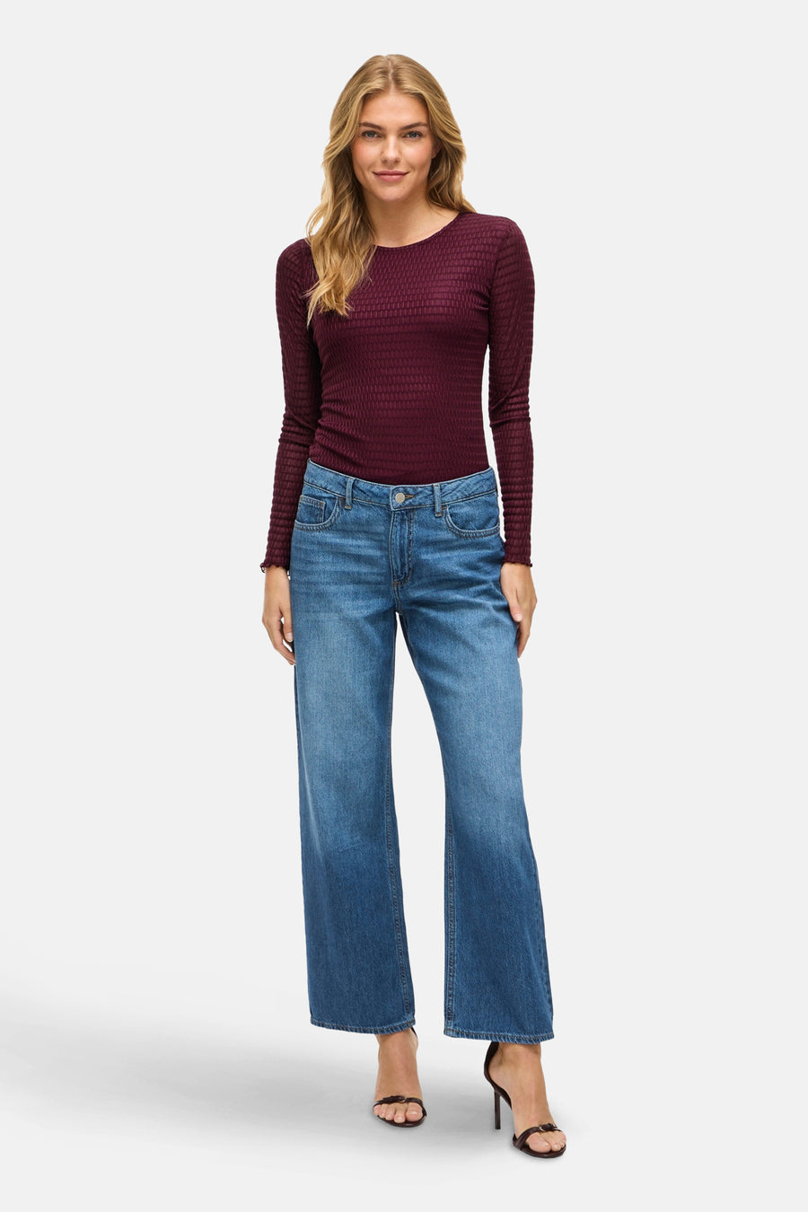 T-shirt à manches longues - violet - VILA®