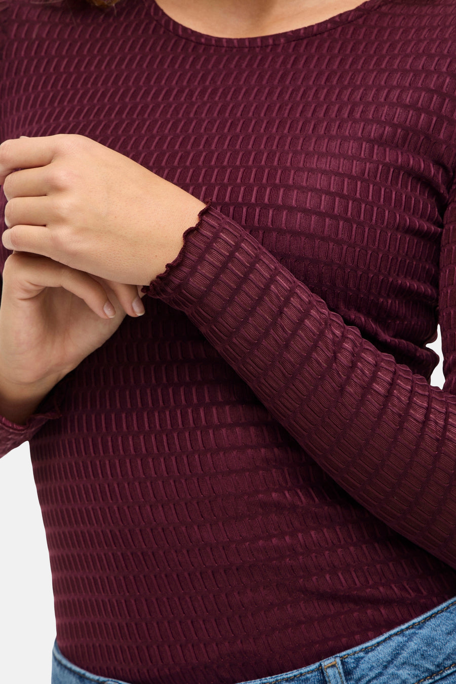 T-shirt à manches longues - violet - VILA®