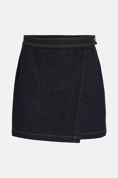 VILEVA RW SHORT DENIM SKIRT DBD