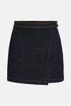 VILEVA RW SHORT DENIM SKIRT DBD