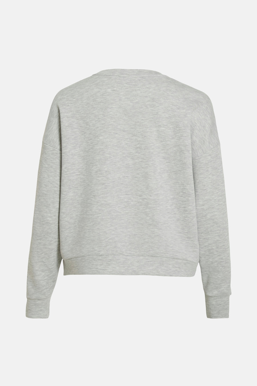 Gilet gris de VILA, avec des manches longues et un col rond.
