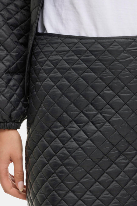 VIBENJI RW QUILTED SKIRT/PB