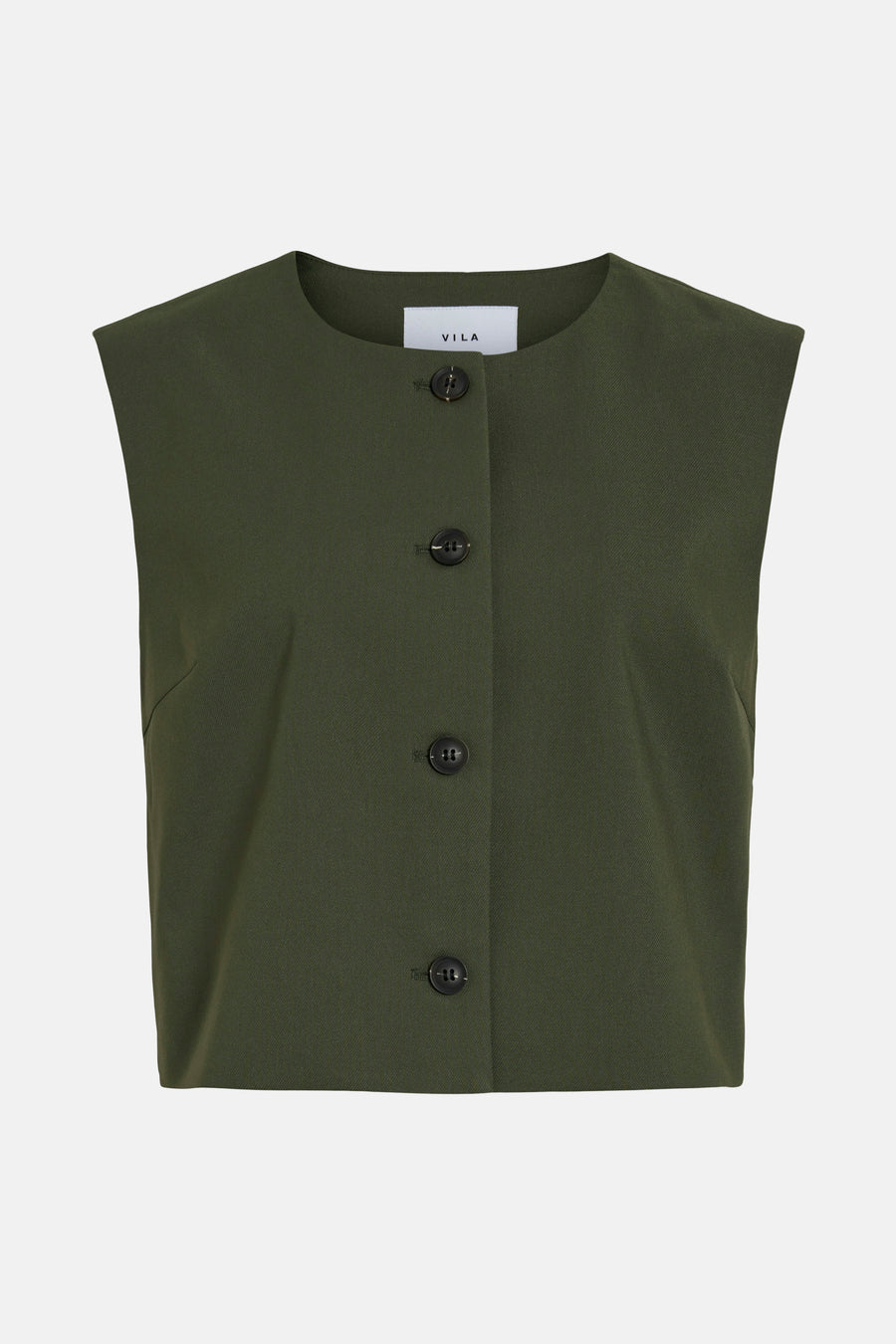 VICULDA O-NECK SL SHORT VEST/BFS