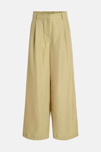 Pantalon vert de VILA®, avec des jambes larges et une ceinture élastique.