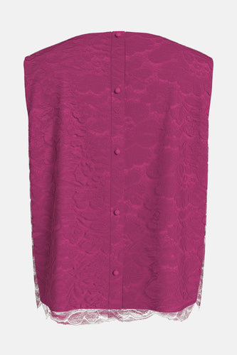 VICEREN O-NECK S/L TOP/DC/LC