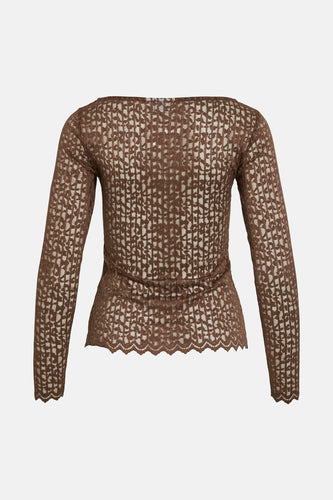 T-shirt à manches longues - brun - VILA®