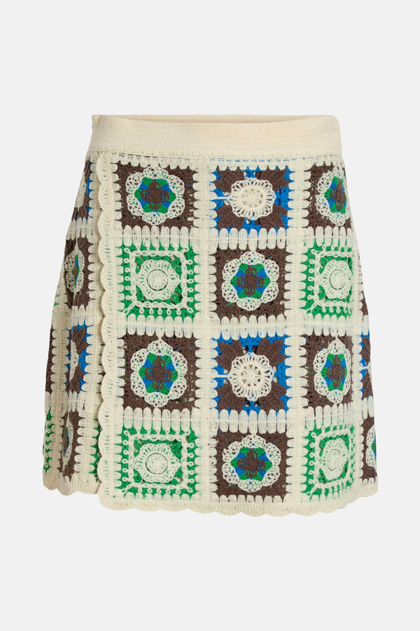 VIZUZI SHORT CROCHET SKIRT/LC