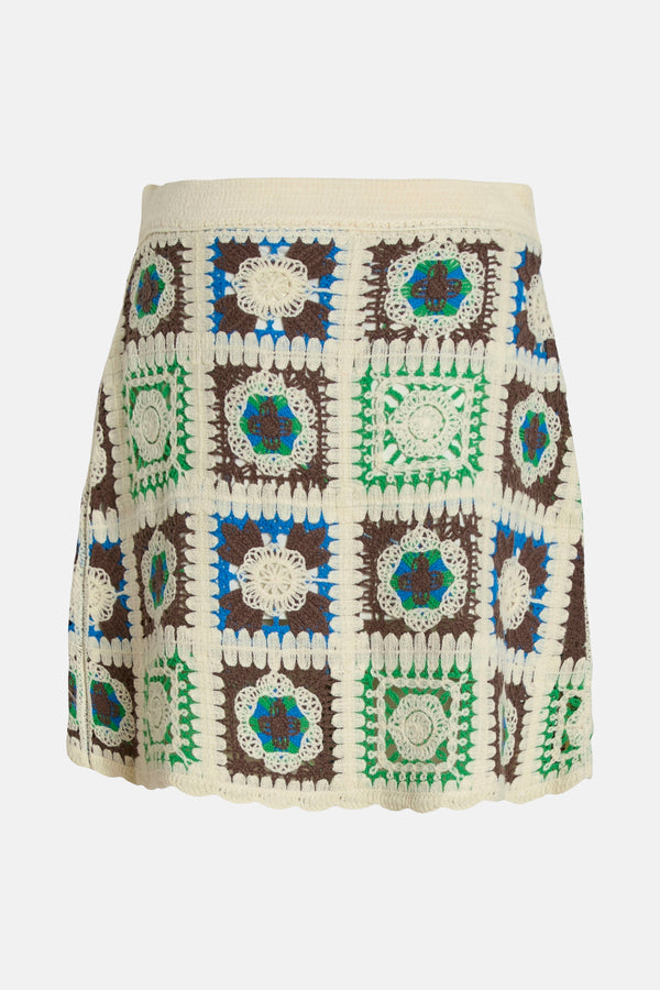 VIZUZI SHORT CROCHET SKIRT/LC