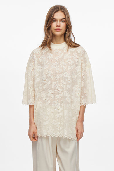 VIKOLO 3/4 LACE T-SHIRT