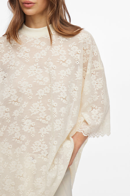 VIKOLO 3/4 LACE T-SHIRT