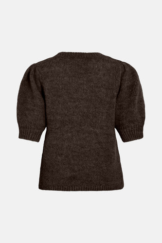 VIBOWS O-NECK 3/4 KNIT TOP